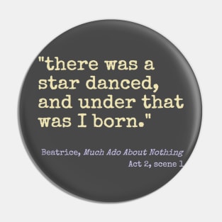 Much Ado About Nothing Pin