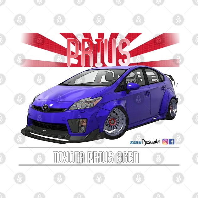 Toyota Prius 2JZ Avus Blue by PjesusArt