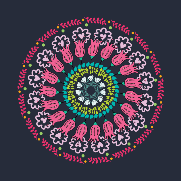 Beautiful Spring Mandala by emma17