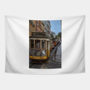 Lisbon traffic jam Tapestry