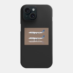 United 747-400 Merger Livery Phone Case