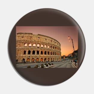 The Colosseum twilight Pin