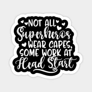 Headstart Teacher Superhero Capes Last Back School Magnet