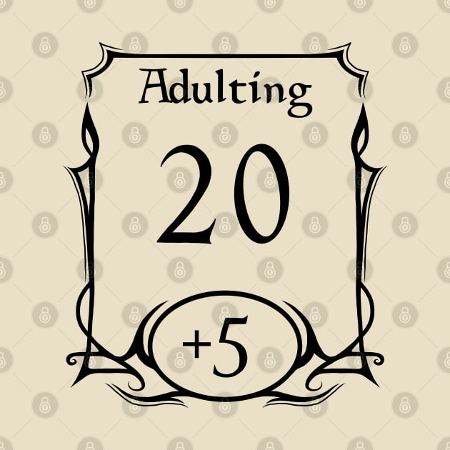 DnD Stat Adulting by Vivid Chaos