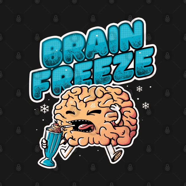 Brain Freeze - Funny Summer Ice Cream Gift by eduely