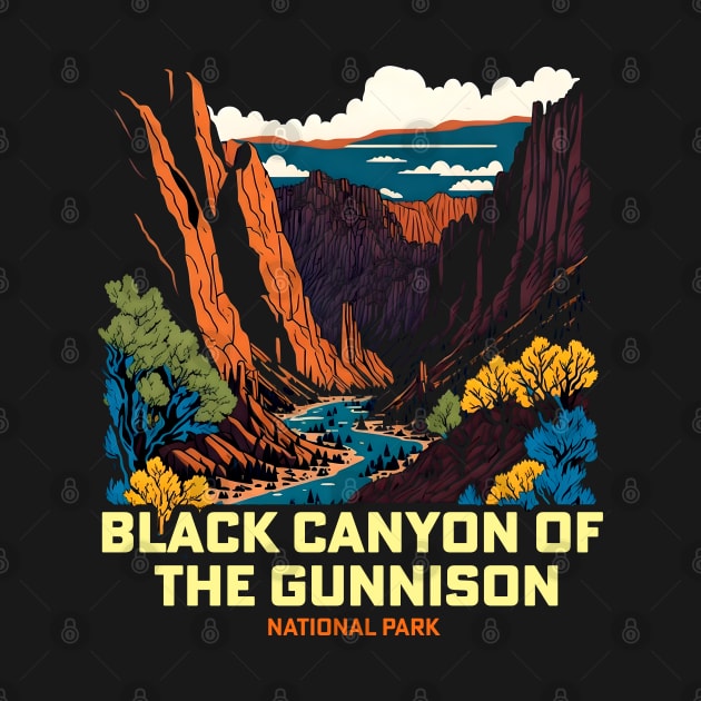 Black Canyon of the Gunnison National Park (Colorado) by T-shirt US