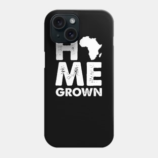 African, Home Grown, Black Pride, Africa Map Phone Case