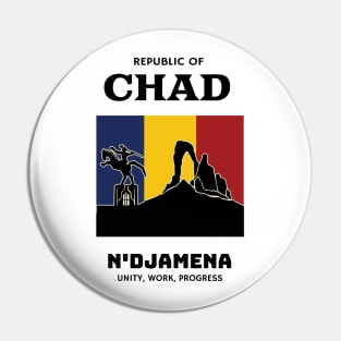 make a journey to N'Djamena Chad Pin