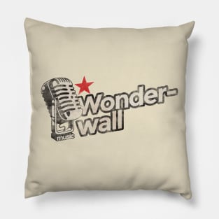 Wonderwall - Vintage Karaoke song Pillow