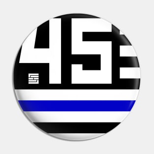 45 Supports The BLUE Flag (Hoz) Pin