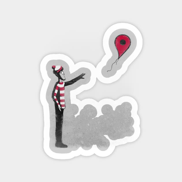 Never Found! Magnet by Raffiti