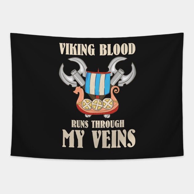 VIKING GIFT: Viking Blood Tapestry by woormle