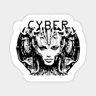 cyber face Magnet