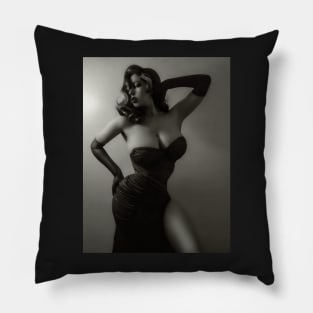 You don't know how hard it is being a woman, looking the way I do... BW Pillow