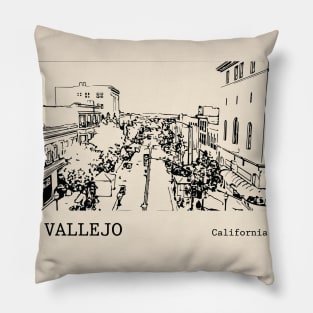 Vallejo California Pillow