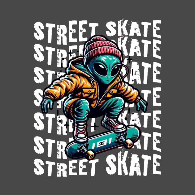 Street skate t shirt by Swagger Spot