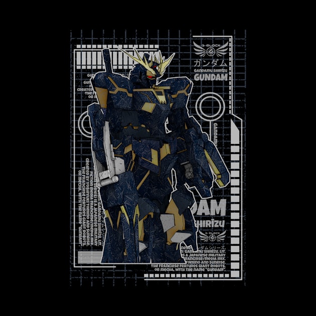 RX-0［N］ Unicorn Gundam 02 Banshee Norn by gblackid