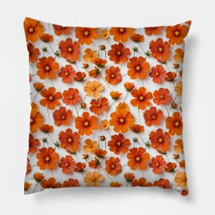 Flowers Fabric Pattern Pillow