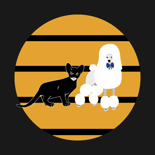 Cat and Dog by momomoma