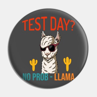 Test Day No Prob-Llama Pin