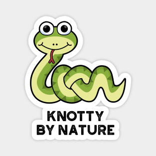 Knotty By Nature Cute Snake Pun Magnet
