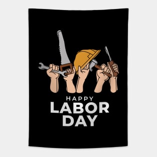 Happy Labor Day Tapestry