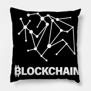 Blockchain Bitcoin Cryptocurrency Pillow