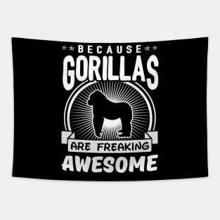 Gorillas Are Freaking Awesome Tapestry