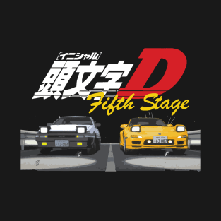 Initial D FD RX7 fifth stage Drifting - Keisuke Takahashi's vs takumi 86 T-Shirt