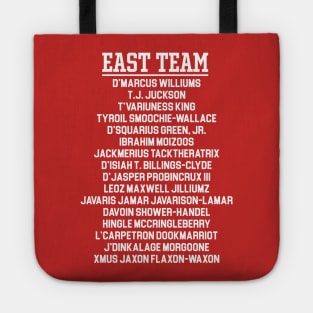 EAST TEAM --- East/West College Football Bowl Tote