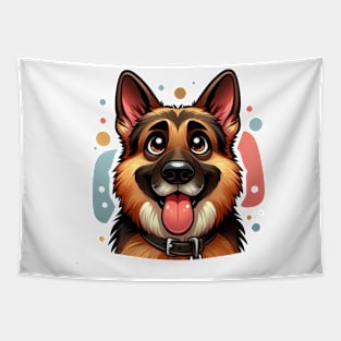 Cute German Shepherd Tapestry