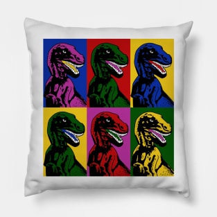 Dinosaur Pop Art Pillow