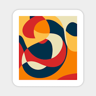 Abstract Colorful Magnet