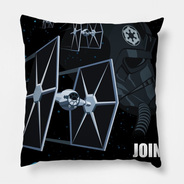 JOIN THE EMPIRE Pillow by Baggss