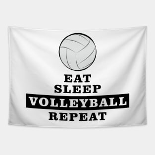 Eat, Sleep, Volleyball, Repeat Tapestry