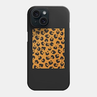 Leopard pattern, Abstract print, Retro, Mid century art Phone Case