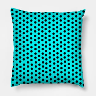 Polka Dot Small Light Blue Pillow