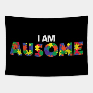 I Am Aausome - Autism Tapestry