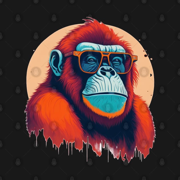 Orangutan in sunglasses by MrPug