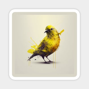 Yellow Canary Bird Magnet