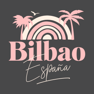 Bilbao Spain Retro Beach T-Shirt