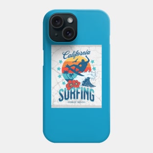 California Surfing - Palm Beach Phone Case