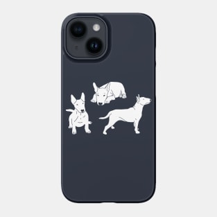 Bull Terrier Pattern Phone Case