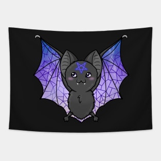 Stained Glass Bat Tapestry