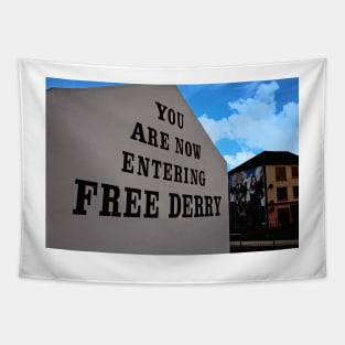 You Are Now Entering Free Derry Tapestry