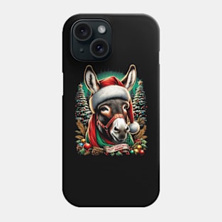 Dominick the Christmas Donkey T-Shirt Collection – Trot into Festive Fun Phone Case