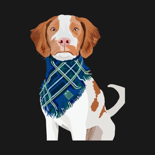 Brittany Spaniel Dog by quirkyandkind