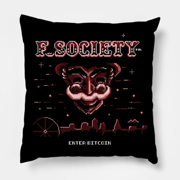 F Society Pillow by tim_witted