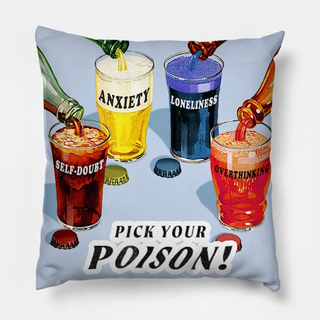 Poison Pillow by Winn Prints