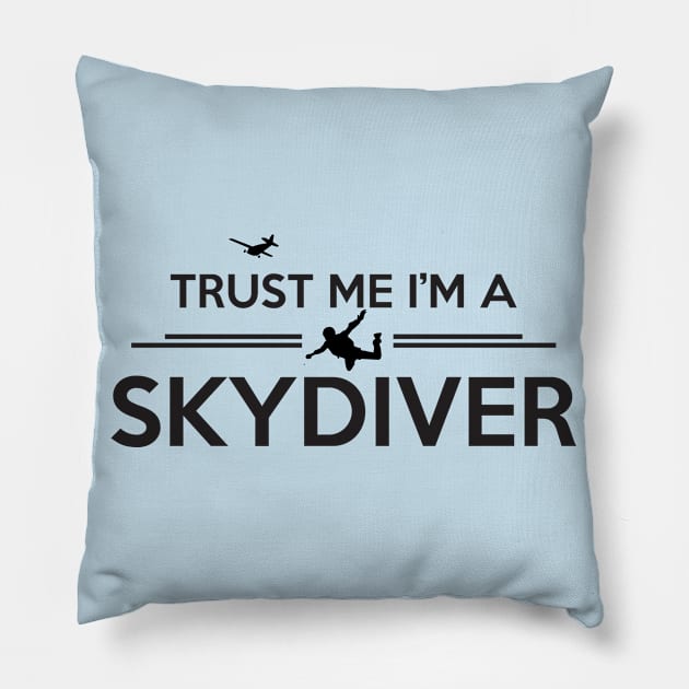 Trust me skydiver Pillow by nektarinchen